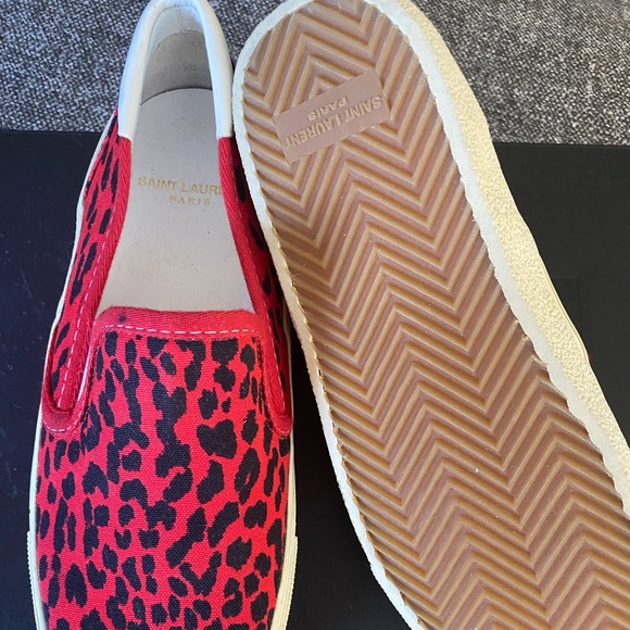 SAINT LAURENT ❌ Slip On Babycat Sneakers US7 / 37 - Picture 4 of 5